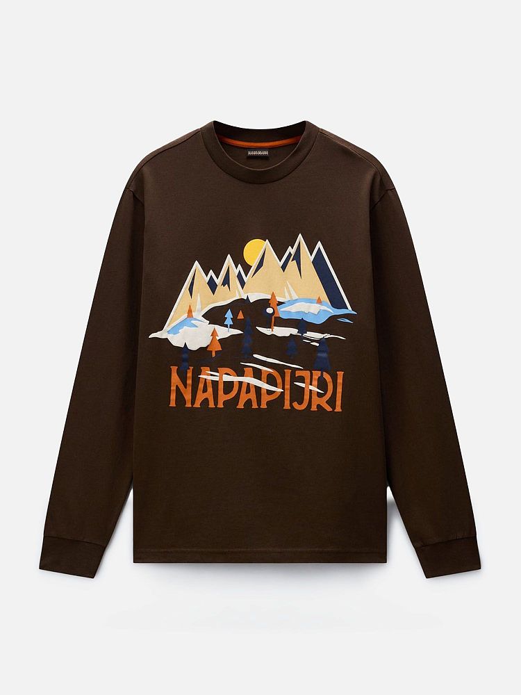 Мужской лонгслив Graphic-print Long-sleeve T-shirt — размер 50-52 / L