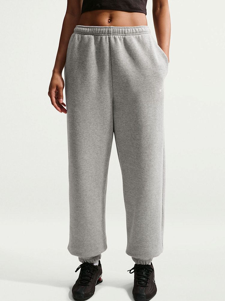 Женские брюки Studio Fleece Medium Weight High-Rise Oversized Cuffed Pants Nike