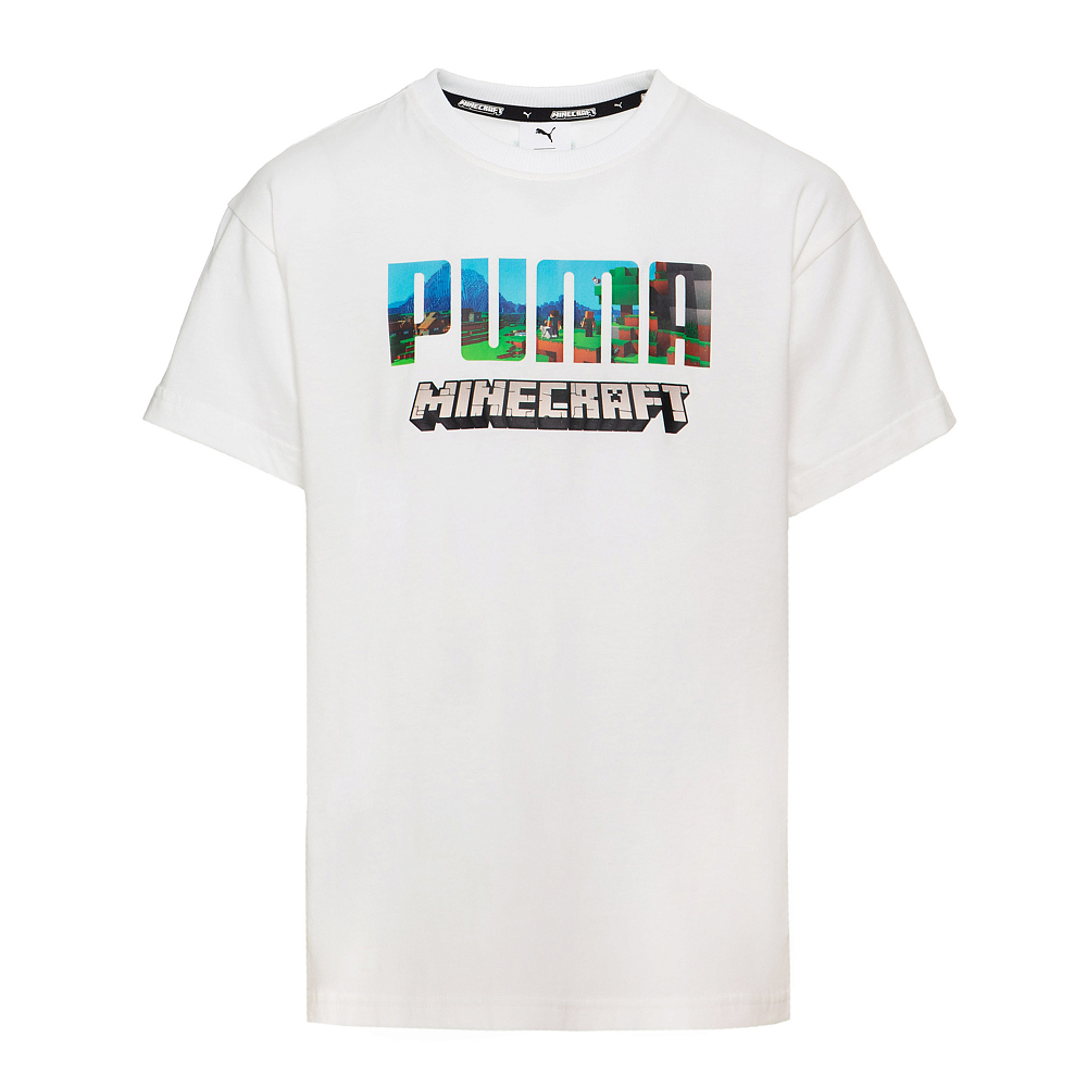 фото Подростковая футболка puma x minecraft relaxed tee