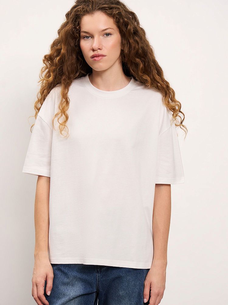 Женская футболка Oversize Basic Jersey Tee