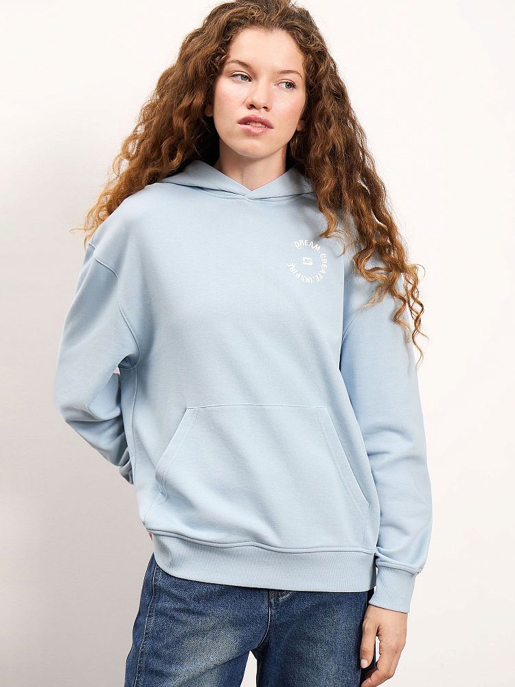 Женская худи Graphic Print French Terry Hoodie Streetbeat